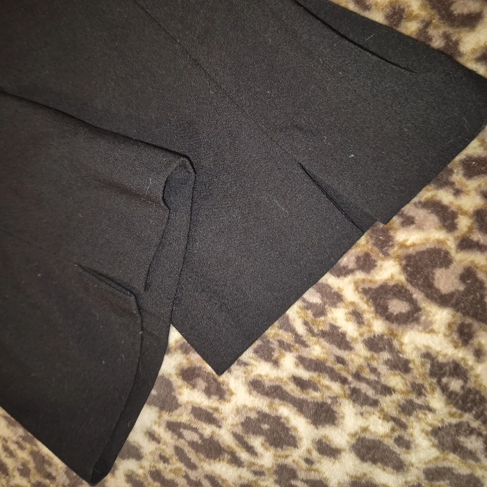 Alfani Women's Black Straight Leg Dress Pants 6 - Picture 8 of 13